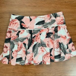 Y2K  Floral Tennis Skirt